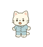 ねむねむ子猫 パジャマ行進（個別スタンプ：9）