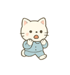 ねむねむ子猫 パジャマ行進（個別スタンプ：10）