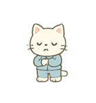 ねむねむ子猫 パジャマ行進（個別スタンプ：11）