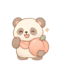 桃パフェパンダ春ピクニック（個別スタンプ：2）