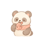 桃パフェパンダ春ピクニック（個別スタンプ：4）