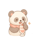 桃パフェパンダ春ピクニック（個別スタンプ：5）