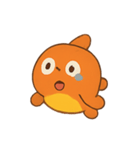 ぷくぷくおさかな気分パレード（個別スタンプ：1）