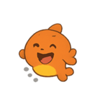 ぷくぷくおさかな気分パレード（個別スタンプ：4）