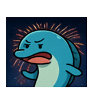 花火とビリビリ電気ウナギ@SFW（個別スタンプ：2）