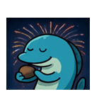 花火とビリビリ電気ウナギ@SFW（個別スタンプ：6）