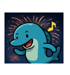 花火とビリビリ電気ウナギ@SFW（個別スタンプ：8）