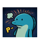 花火とビリビリ電気ウナギ@SFW（個別スタンプ：14）