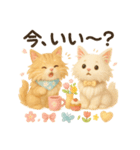 ふわふわメインクーンの春スタンプ（個別スタンプ：5）