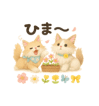 ふわふわメインクーンの春スタンプ（個別スタンプ：23）