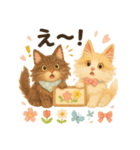 ふわふわメインクーンの春スタンプ（個別スタンプ：32）