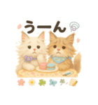 ふわふわメインクーンの春スタンプ（個別スタンプ：34）