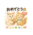 ふわふわメインクーンの春スタンプ（個別スタンプ：36）