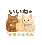 ふわふわメインクーンの春スタンプ（個別スタンプ：38）