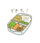 お弁当 文字無しあり 日本語（個別スタンプ：6）