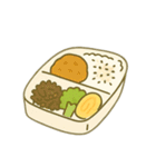 お弁当 文字無しあり 日本語（個別スタンプ：21）