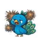 花火とパタパタクジャク@SFW（個別スタンプ：2）