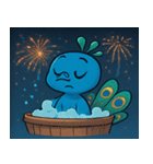 花火とパタパタクジャク@SFW（個別スタンプ：24）