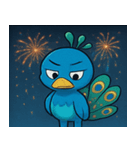 花火とパタパタクジャク@SFW（個別スタンプ：26）