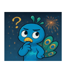 花火とパタパタクジャク@SFW（個別スタンプ：29）