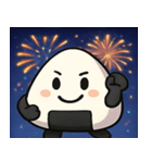 花火とホクホクおにぎり@SFW（個別スタンプ：6）