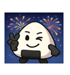 花火とホクホクおにぎり@SFW（個別スタンプ：14）