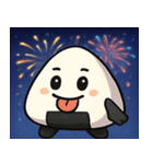 花火とホクホクおにぎり@SFW（個別スタンプ：15）