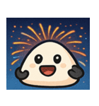 花火とホクホクおにぎり@SFW（個別スタンプ：19）