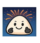 花火とホクホクおにぎり@SFW（個別スタンプ：21）