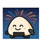 花火とホクホクおにぎり@SFW（個別スタンプ：24）