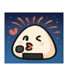 花火とホクホクおにぎり@SFW（個別スタンプ：29）