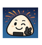 花火とホクホクおにぎり@SFW（個別スタンプ：30）