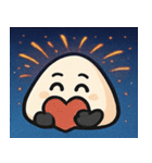 花火とホクホクおにぎり@SFW（個別スタンプ：32）