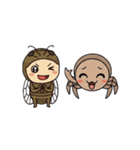 クモとセミ物語（個別スタンプ：1）