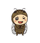 クモとセミ物語（個別スタンプ：9）