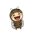 クモとセミ物語（個別スタンプ：10）