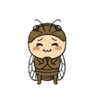 クモとセミ物語（個別スタンプ：11）