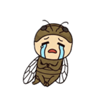 クモとセミ物語（個別スタンプ：12）