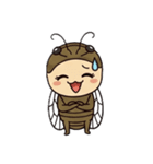 クモとセミ物語（個別スタンプ：14）