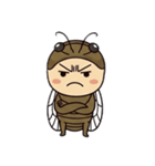 クモとセミ物語（個別スタンプ：15）