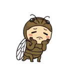 クモとセミ物語（個別スタンプ：16）