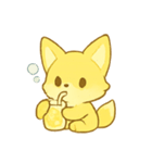 レモネードフォックス夏のしゅわパーティー（個別スタンプ：1）