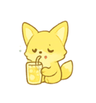 レモネードフォックス夏のしゅわパーティー（個別スタンプ：14）