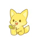 レモネードフォックス夏のしゅわパーティー（個別スタンプ：16）