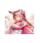 九尾の狐・邪魔しないで（個別スタンプ：3）