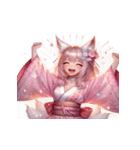 九尾の狐・邪魔しないで（個別スタンプ：9）