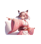 九尾の狐・邪魔しないで（個別スタンプ：19）