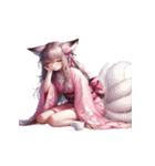 九尾の狐・邪魔しないで（個別スタンプ：21）