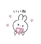 大人ガーリーなうさぎさん（個別スタンプ：2）