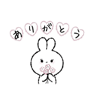 大人ガーリーなうさぎさん（個別スタンプ：5）